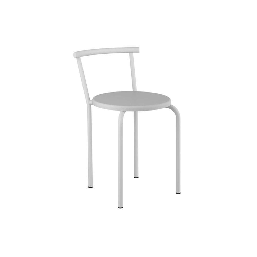 Kit 2 Banquetas Sala Jantar 105 2 Un Branco-courano Branco - Carraro