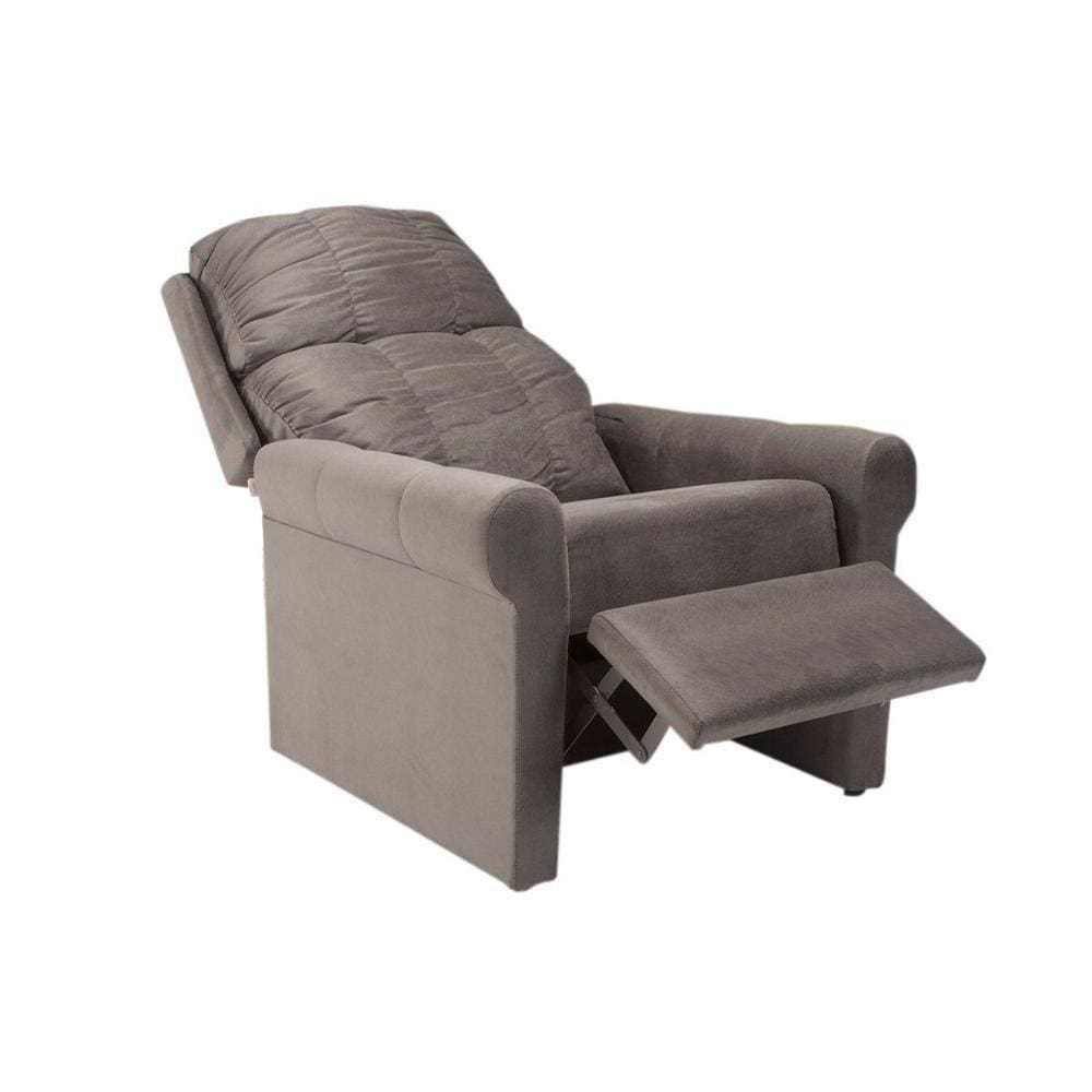 Poltrona Do Papai Reclinável Mh3601 Idea Two Way Animale Cinza Escuro - Herval