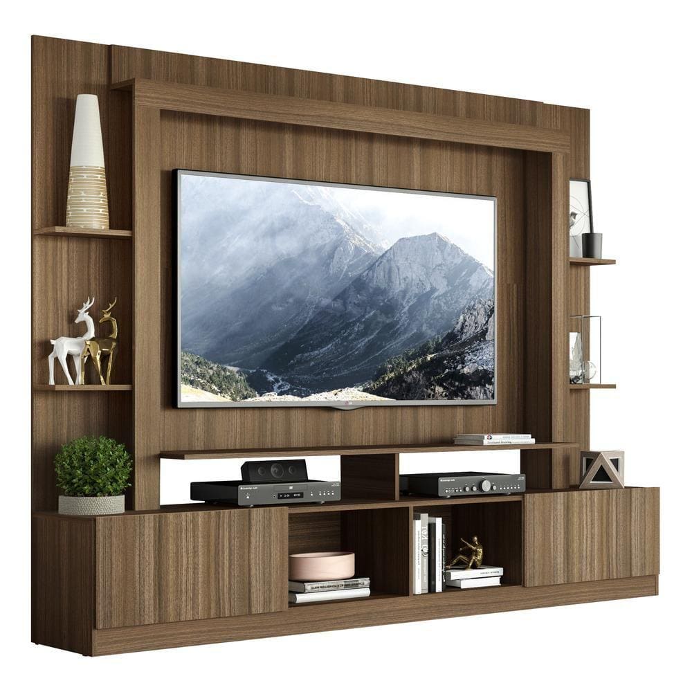 Estante com Suporte para TV até 65” Multimóveis Oslo FG3386 Madeirada