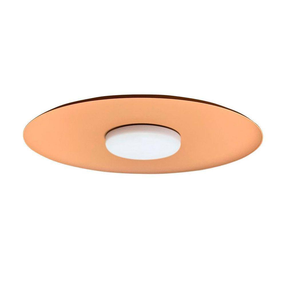 Plafon Teto Terracota Redondo Moderno Led 3000K 12W Bivolt
