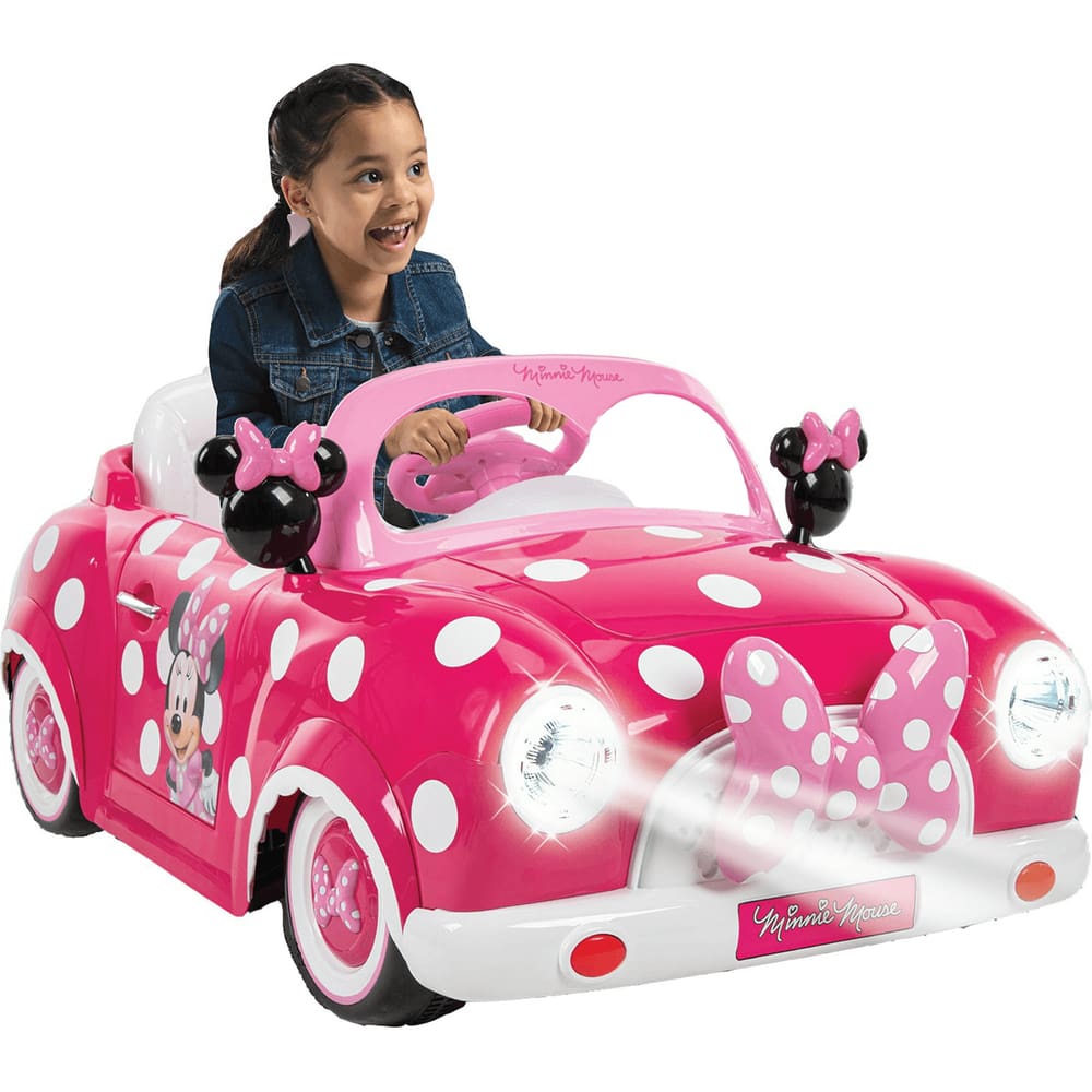 Carro Eletrico Infantil Zippy Toys Minnie Mouse 6V Rosa