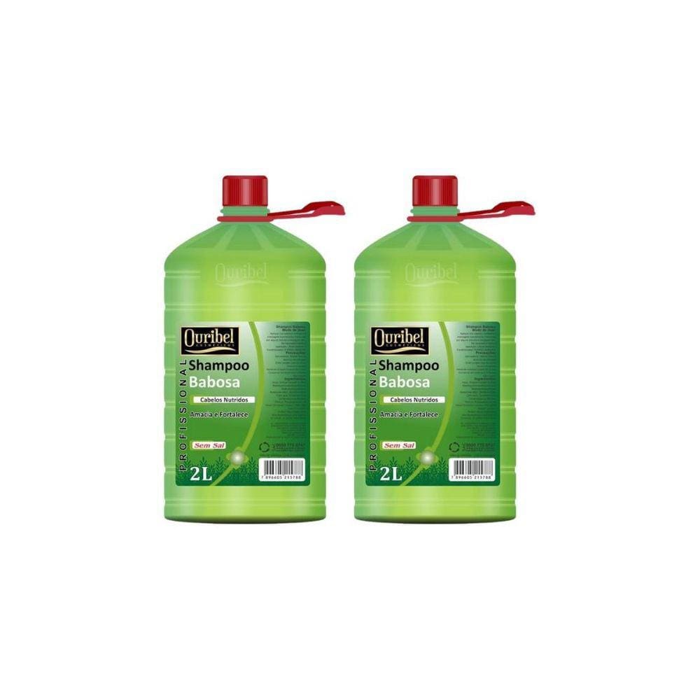 Shampoo Ouribel 2000Ml Babosa - Kit C/2Un
