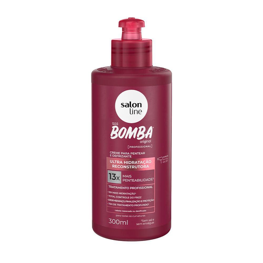 Creme De Pentear Salon Line S.O.S Bomba Reconstrução 300ml