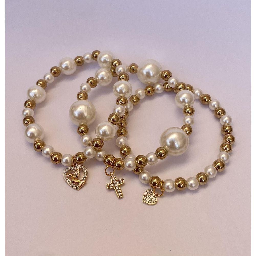 Kit Pulseiras Motivos Cristãos