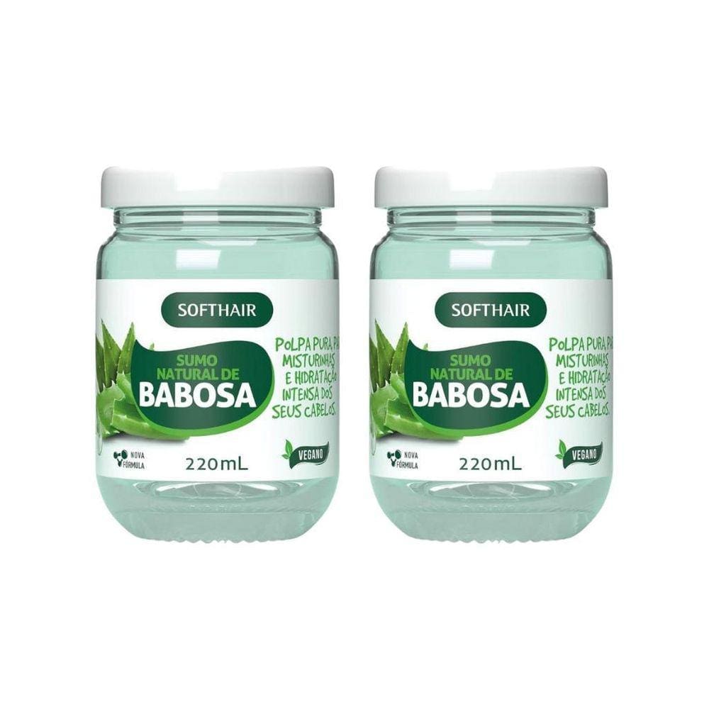 Creme De Tratamento Capilar Soft Hair 220G Sumo Babosa - 2Un