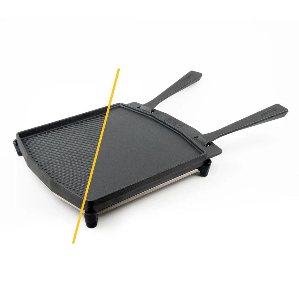 Chapa de Ferro Fundido Ooni Dual Sided com Apoio em Aço Inox
