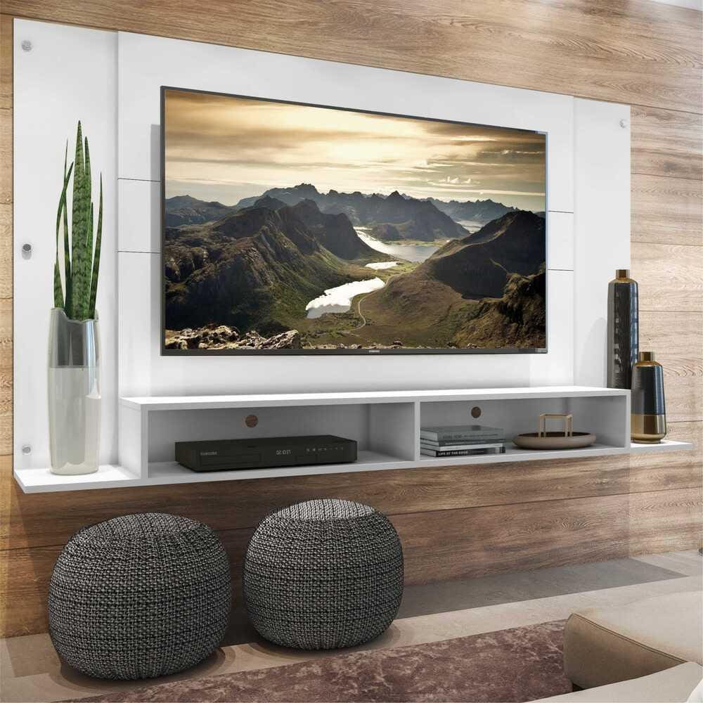 Painel p/ TV 60\" Quebec Multimóveis Branco