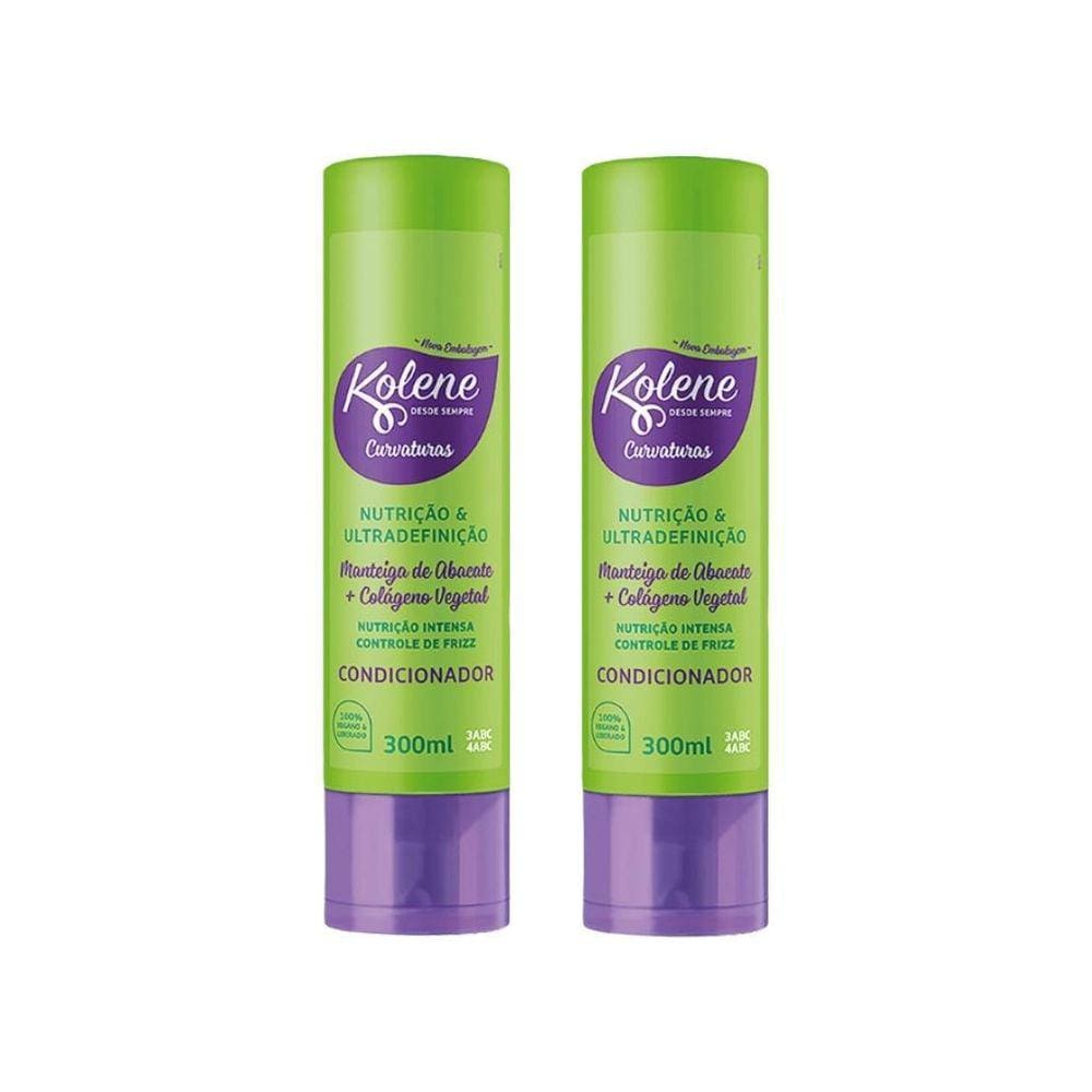 Condicionador Kolene 300Ml Curvaturas - Kit Com 2Un