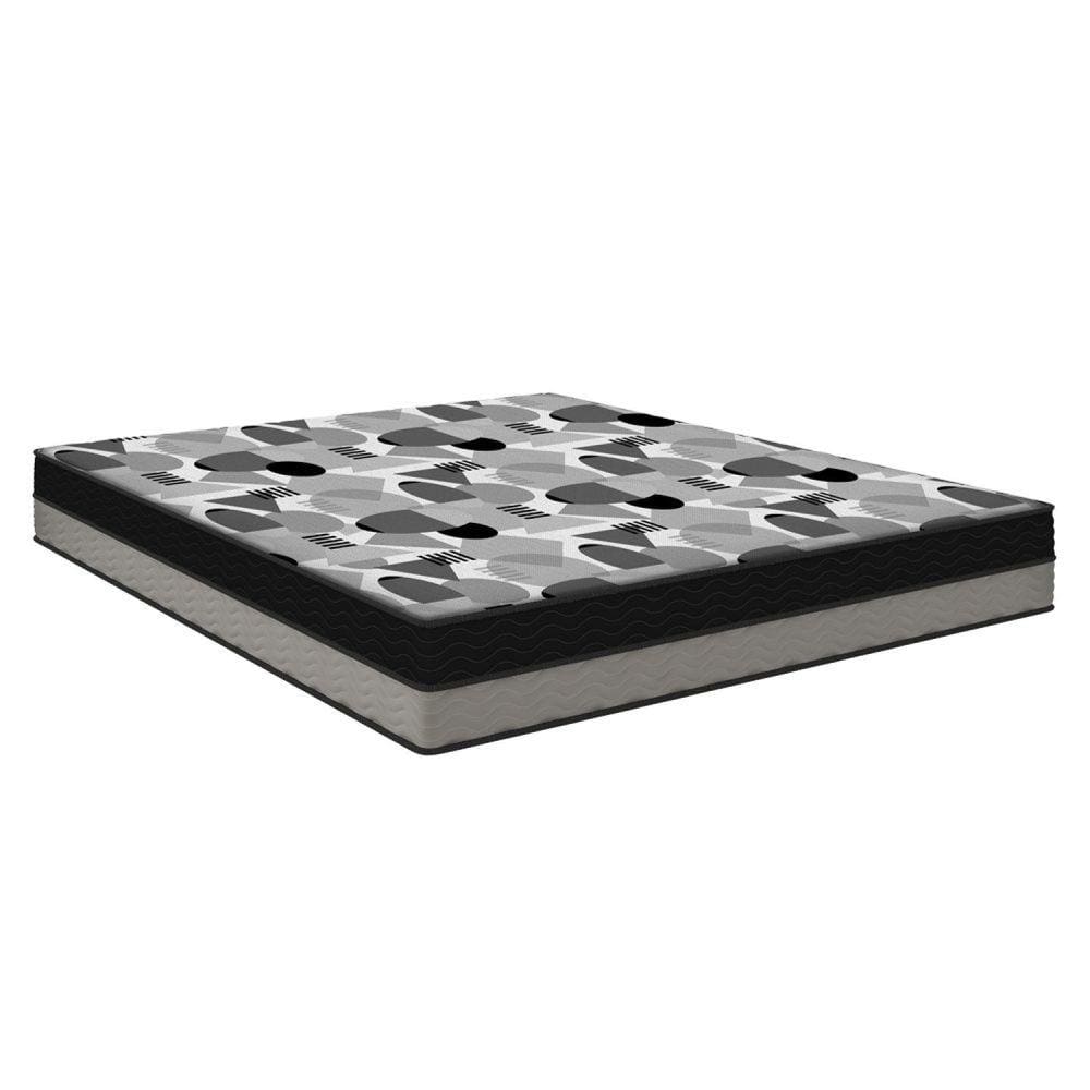 Colchão ISO Dupla Face Casal Ortobom 138x188x20cm Cinza/Preto