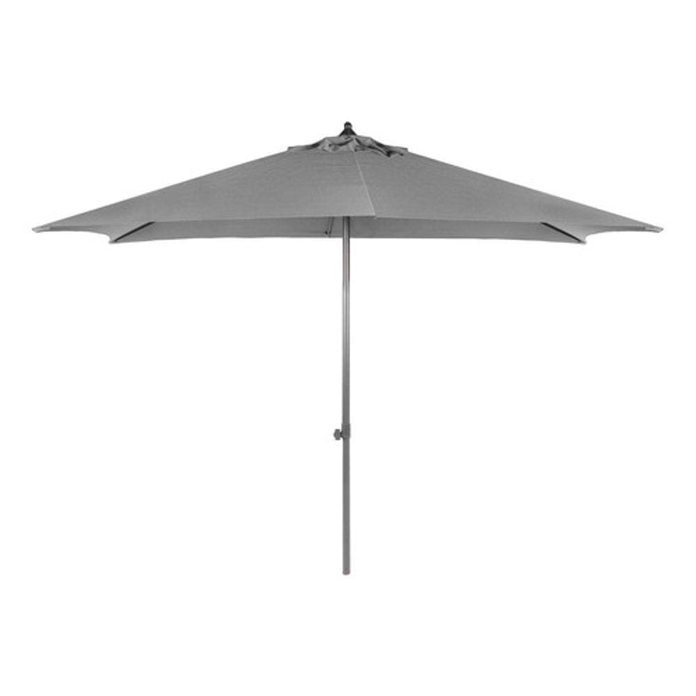 Ombrelone Berlim Central Importado Cinza 2x3m Com Manivela