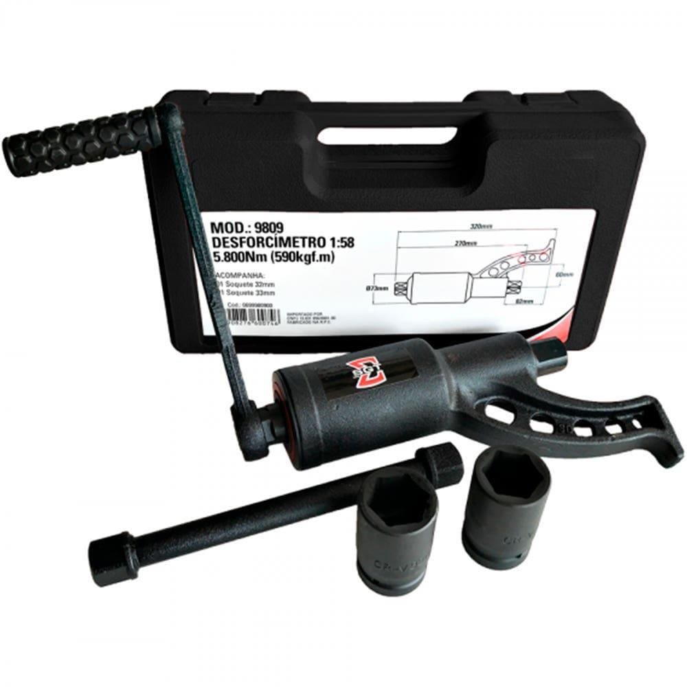 Desforcímetro 590kgf.m com Maleta e Soquetes 32mm e 33mm SGT-9809 SIGMA