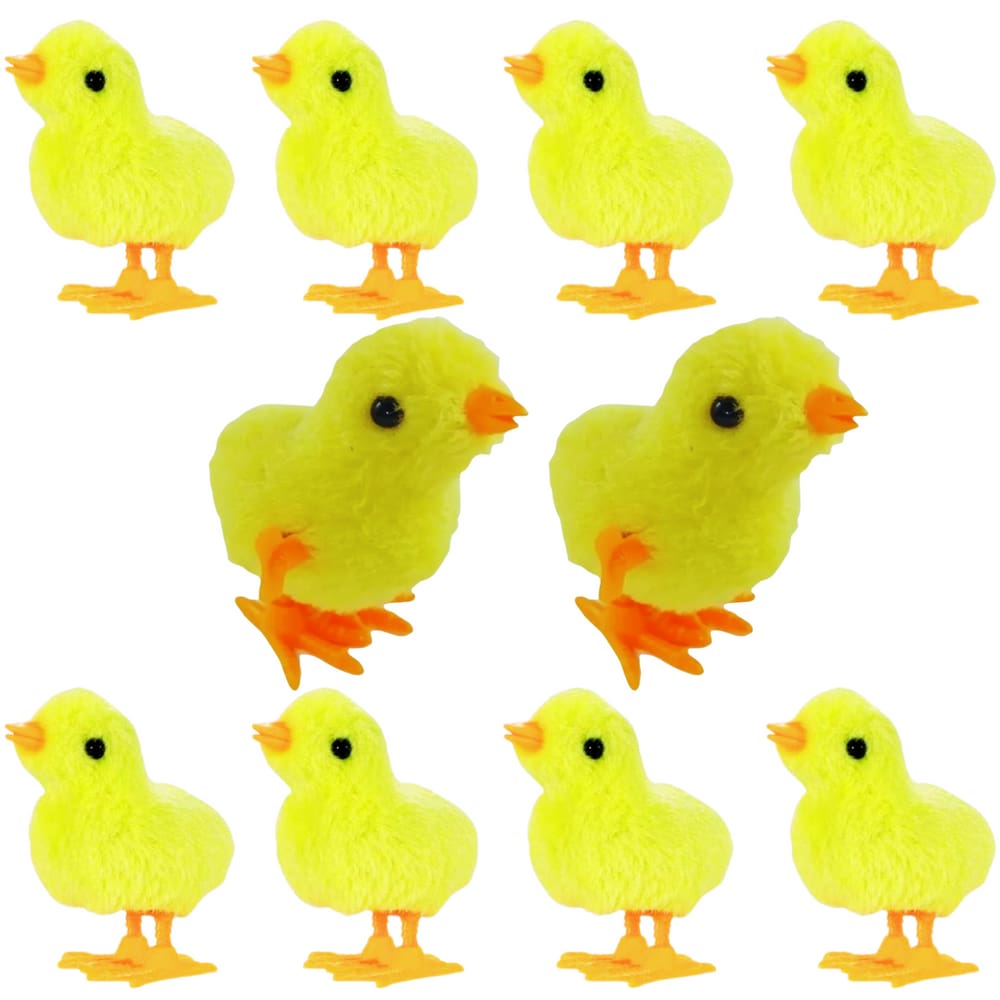 10 Pintinhos Amarelinho A Corda 9cm Galinha Pintadinha