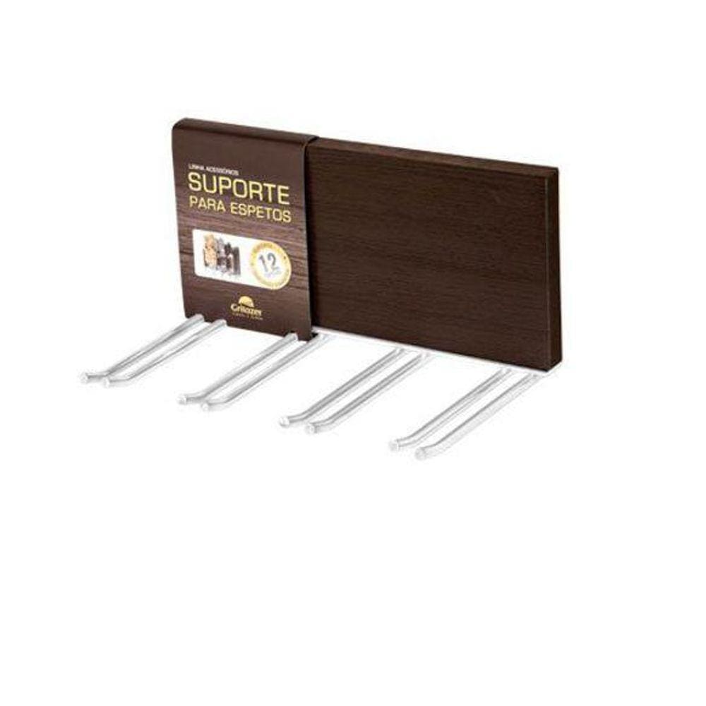 Suporte Para Espetos De Parede Grilazer 24 Cm