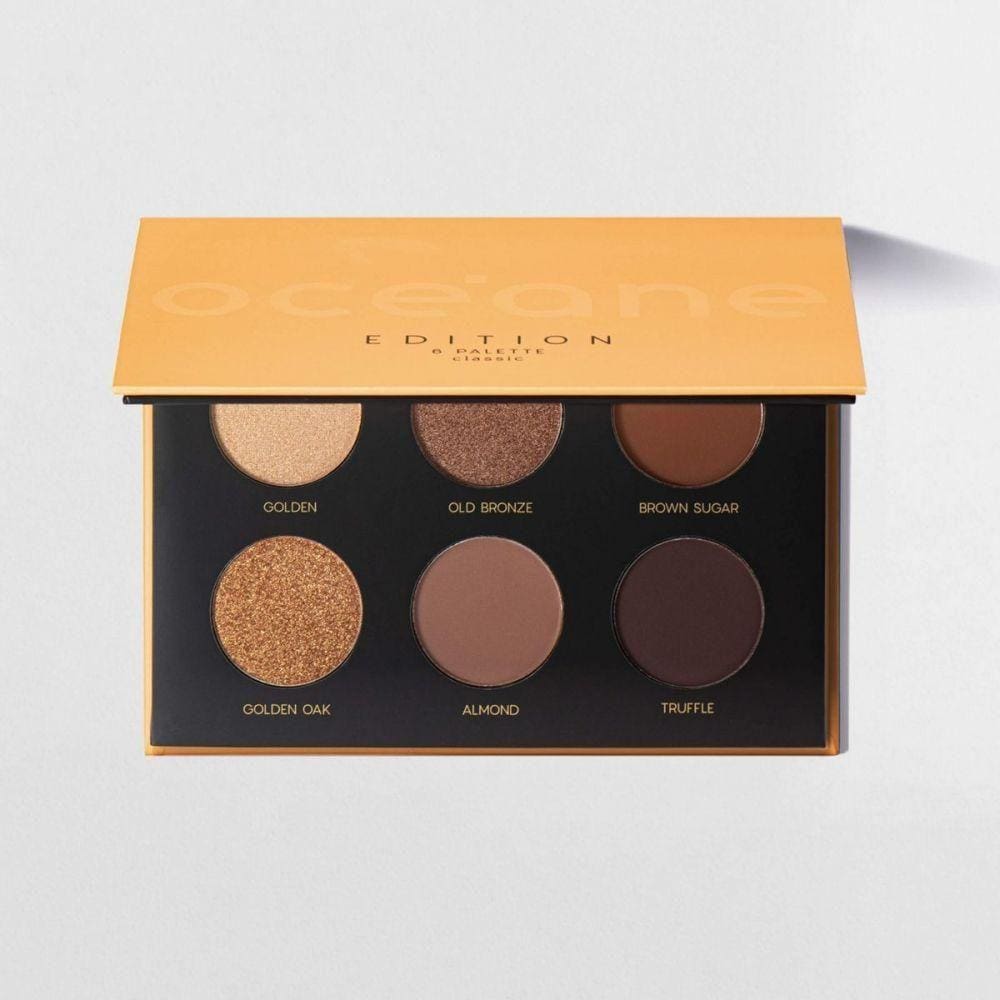 Paleta De Sombras Tons Terrosos 6 Eyeshadow Palette Classic Océane Edition