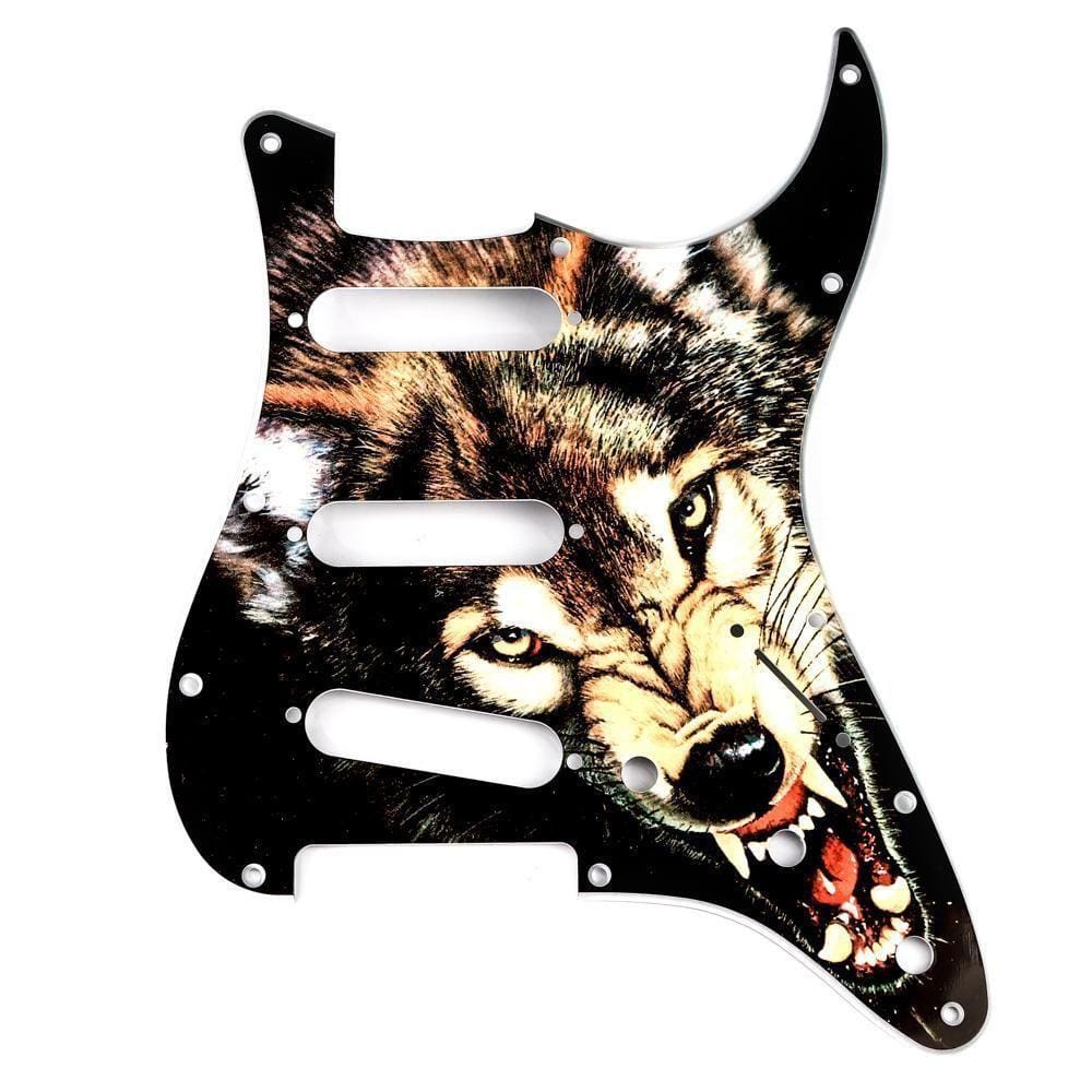 Escudo Para Guitarra Am Strat Sss Lobo ártico Spirit 100-wf [f035]