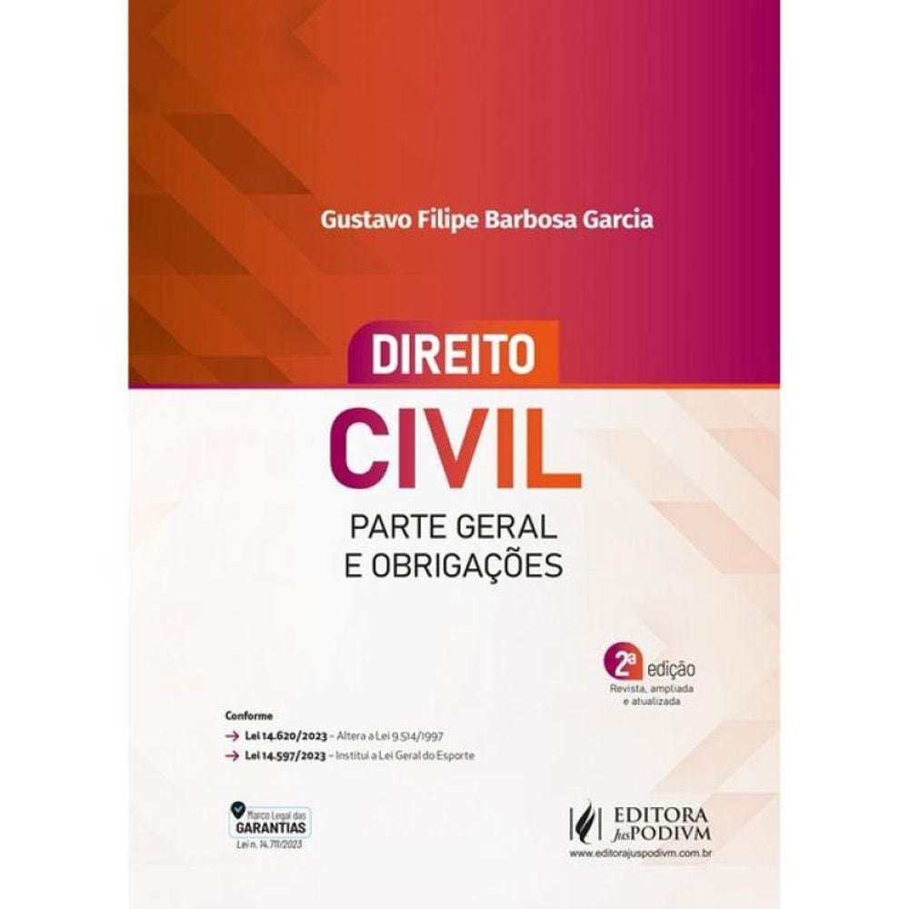 Direito Civil - Parte Geral E Obrigações - 2024
