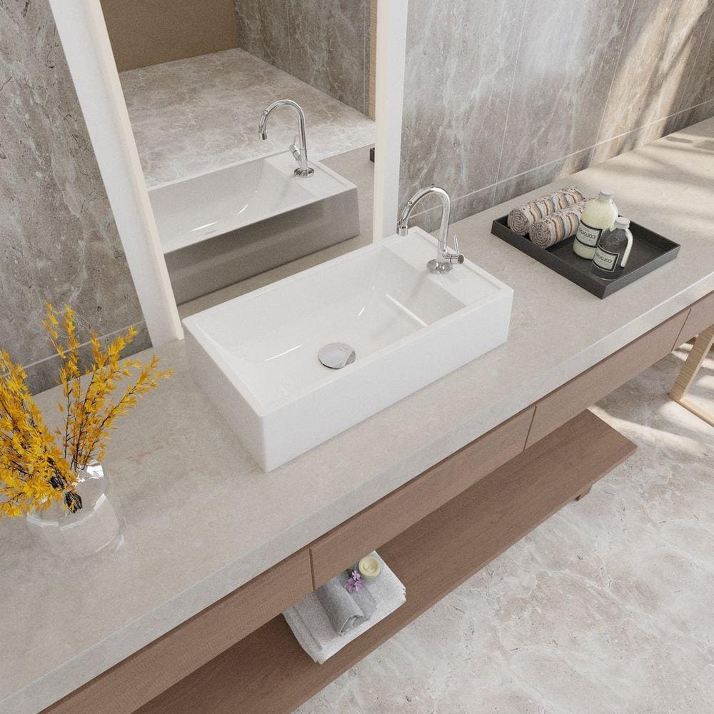 Kit Cuba Rl545 Roma com Torneira 1198 e Válvula Click com Sifão e Flexível Branca