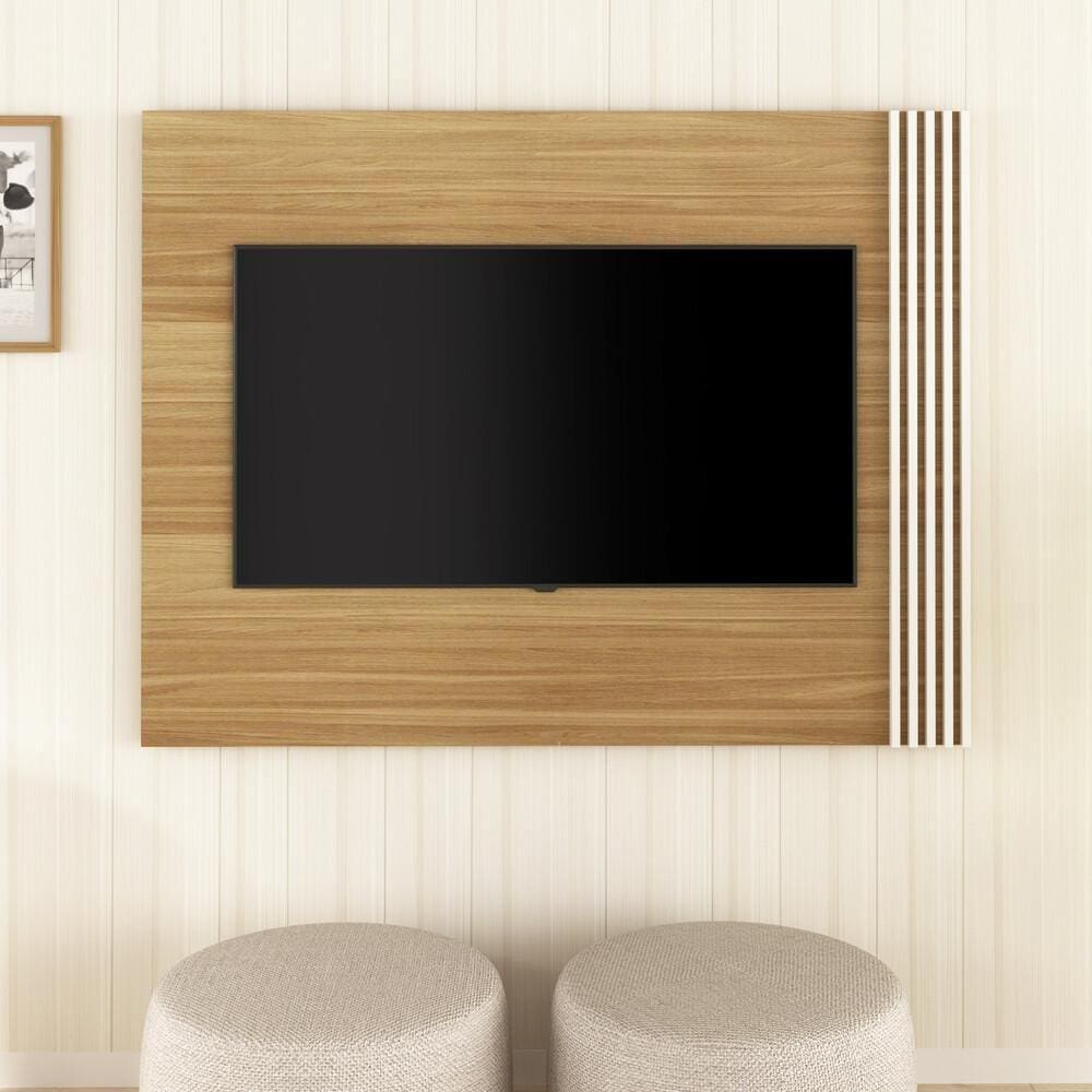 Painel TV 42” Multimóveis CR45005 Natural/Off White