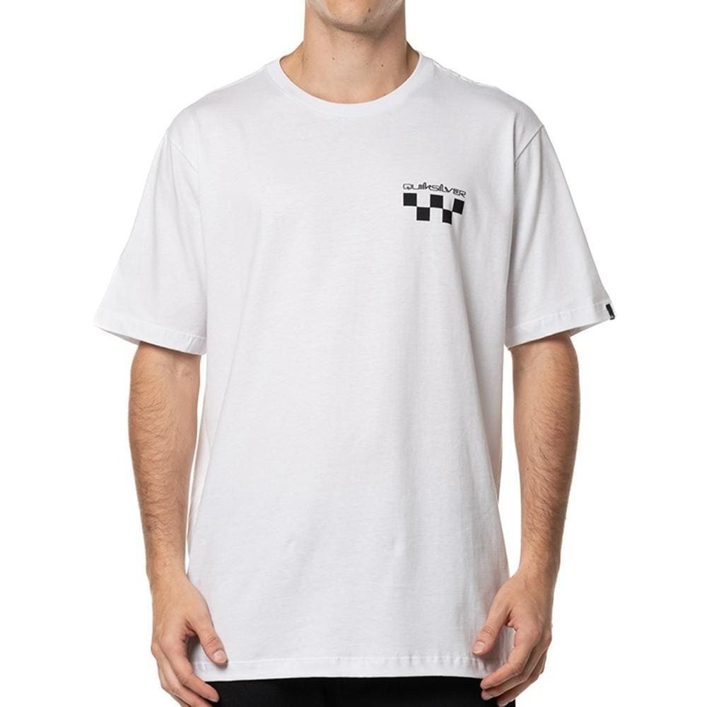 Camiseta Quiksilver Five Blocks WT24 Masculina Branco