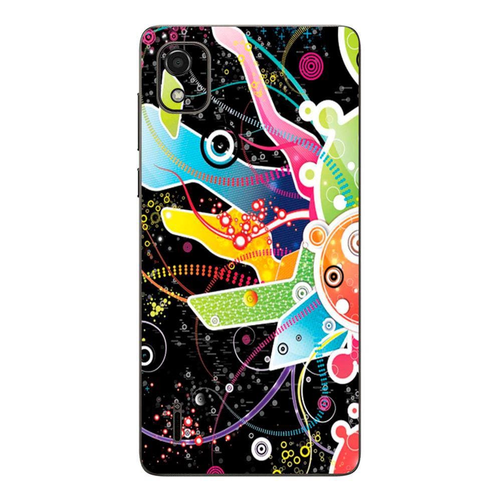 Capa Adesivo Skin058 Verso Para Nokia C2 2nd Edition (2022)