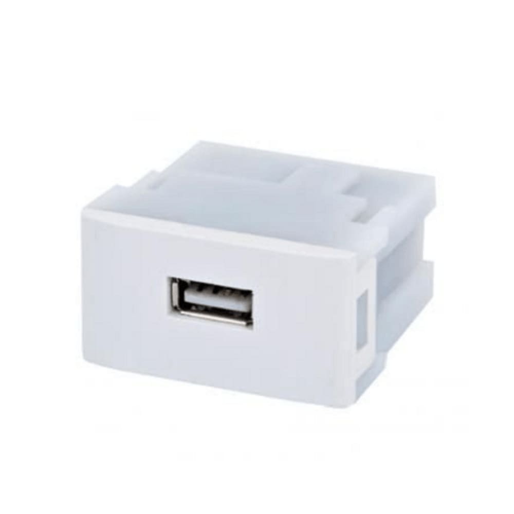 Modulo Tomada Usb 1,5A Branco 50093 - Pezzi
