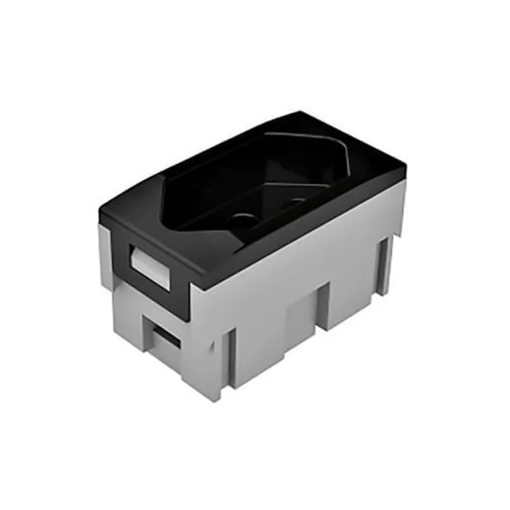 Modulo Tomada 2P+T 20A 250V Preto 50037.2A - Pezzi
