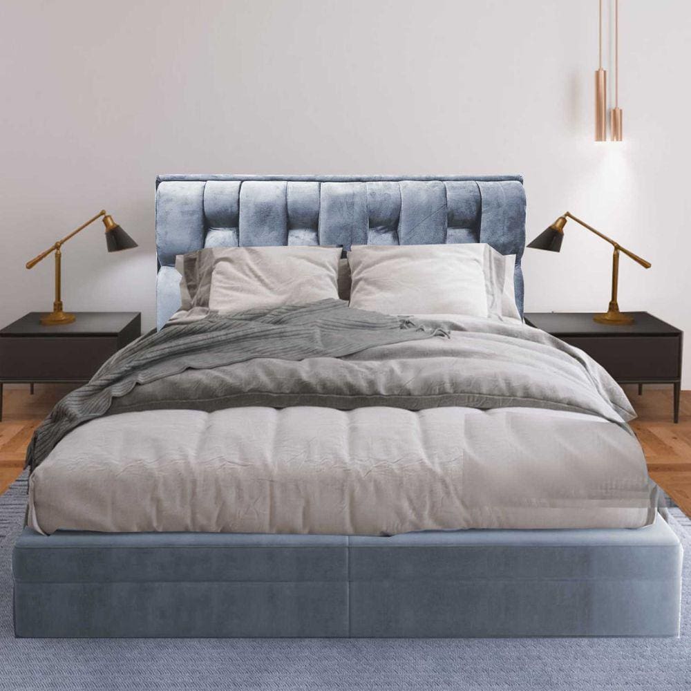 Cabeceira Cherie Suede 160 Grafitte