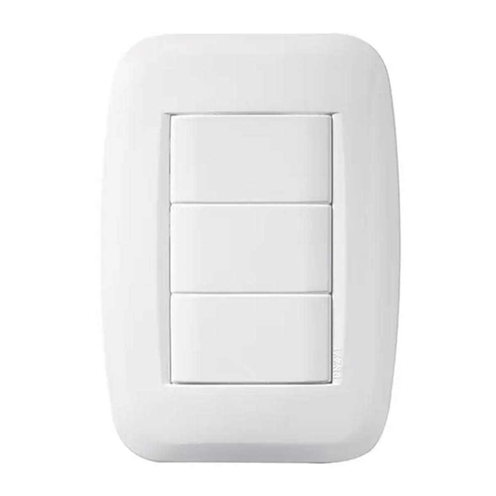 Placa Cega 2X4 com Suporte Branca 50129 Classica - Pezzi