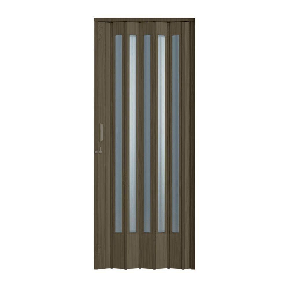 Porta Sanfonada Pvc Plastporta 210x96cm Translucida Bcf Wengue