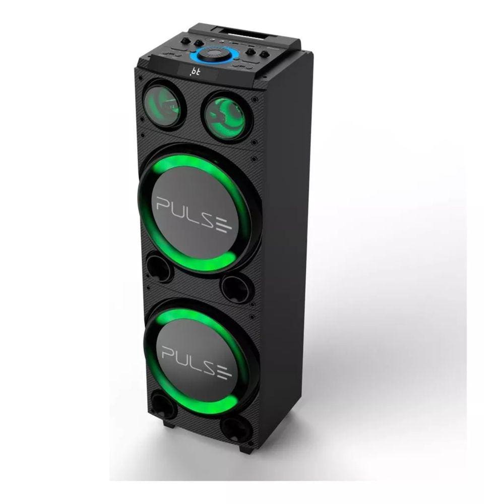 Caixa de som Amplificada 1800W RMS SP507 10 Polegadas Bluetooth Pulse