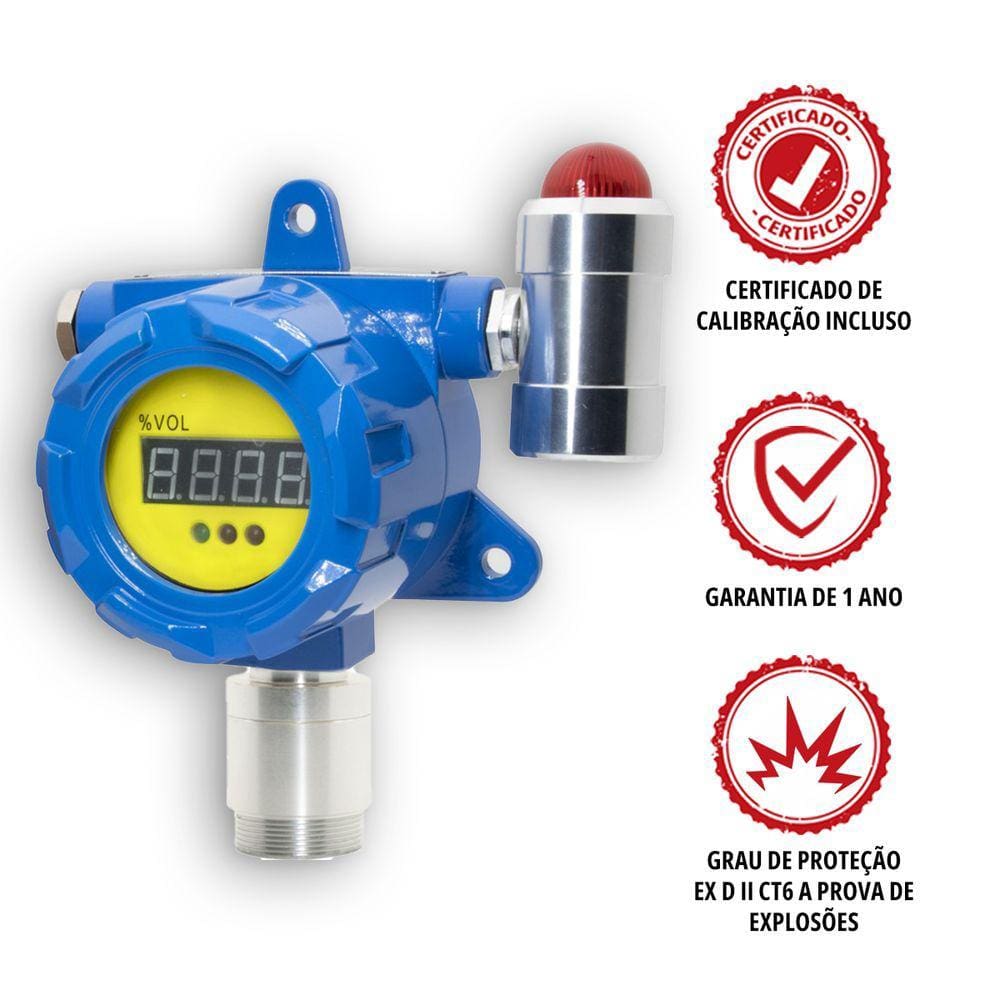 Detector Fixo De Gás Para Lel - Instrucorp Ic-1062lel