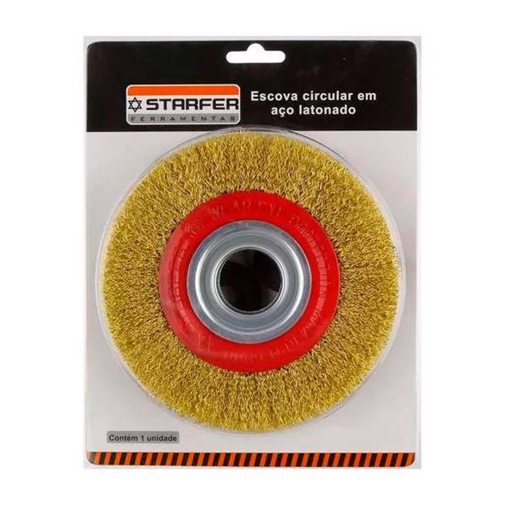 Escova de Aço Circular 35 X 25 A25 R33 - Starfer 5037212