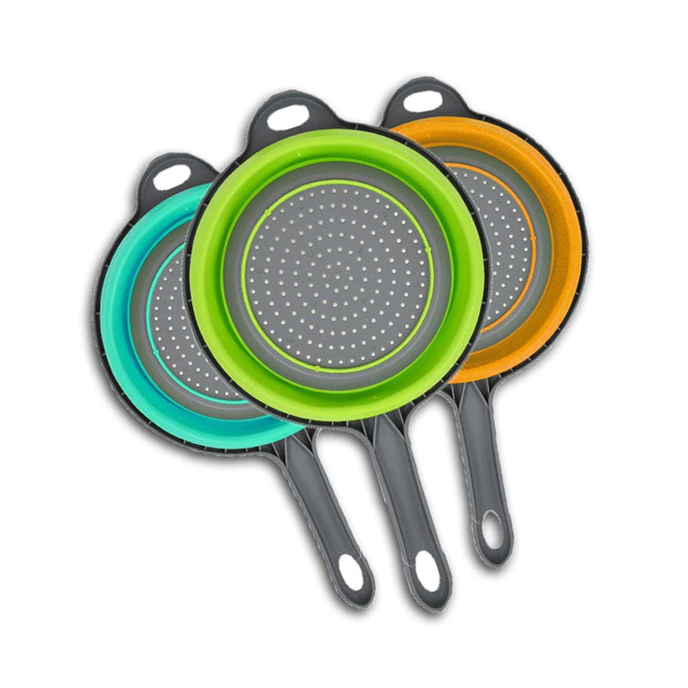 Escorredor Silicone Dobrável Alimentos Macarrão