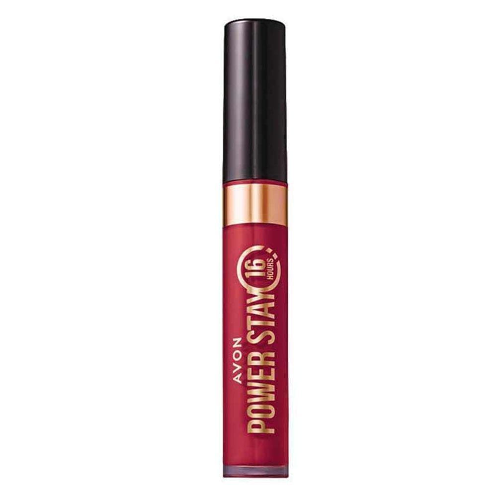 Avon Batom Líquido Power Stay Vermelho Terra - 6Ml