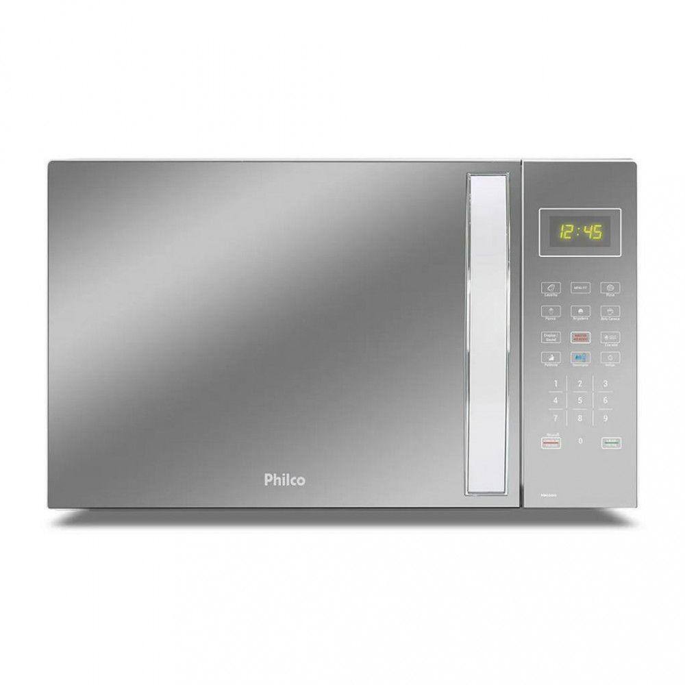 Micro-ondas Philco PMO37ES Limpa Fácil Espelhado 37L - 110V
