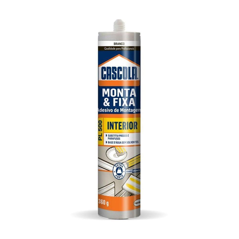 Cola Adesivo Monta & Fixa Pl500 360G Interior Cascola