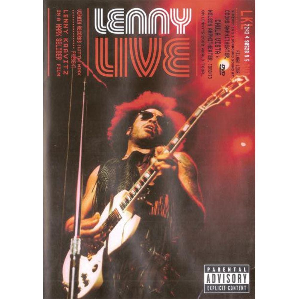 Dvd Lenny Kravitz – Lenny Live
