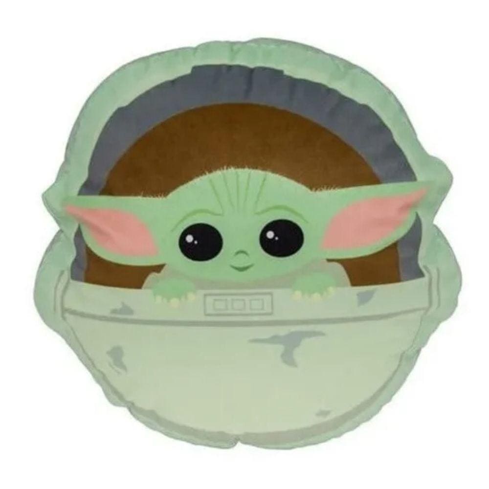 Almofada formato - Baby Yoda na Nave