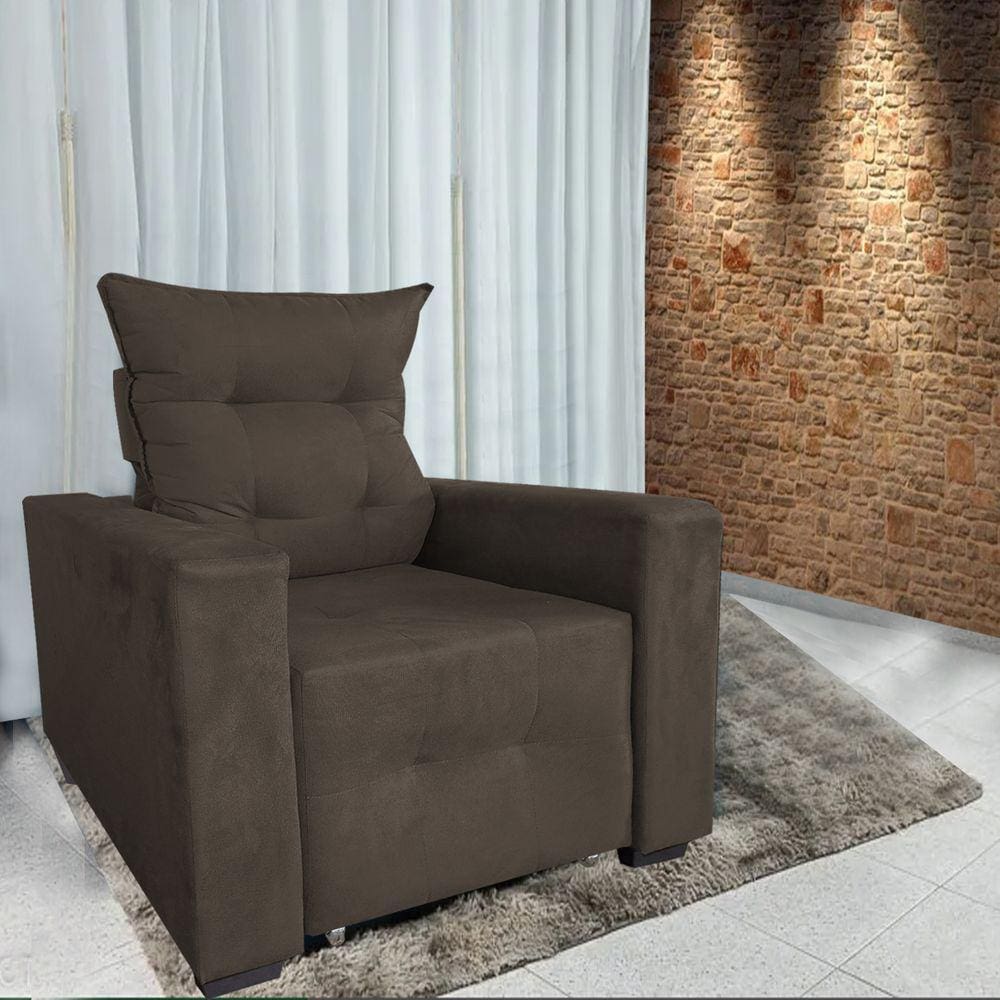 Poltrona Amamentação E Decoração Helena Marrom