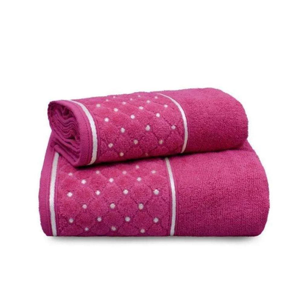 Toalha De Banho E Rosto 2 Pçs Aveludada Safira Appel