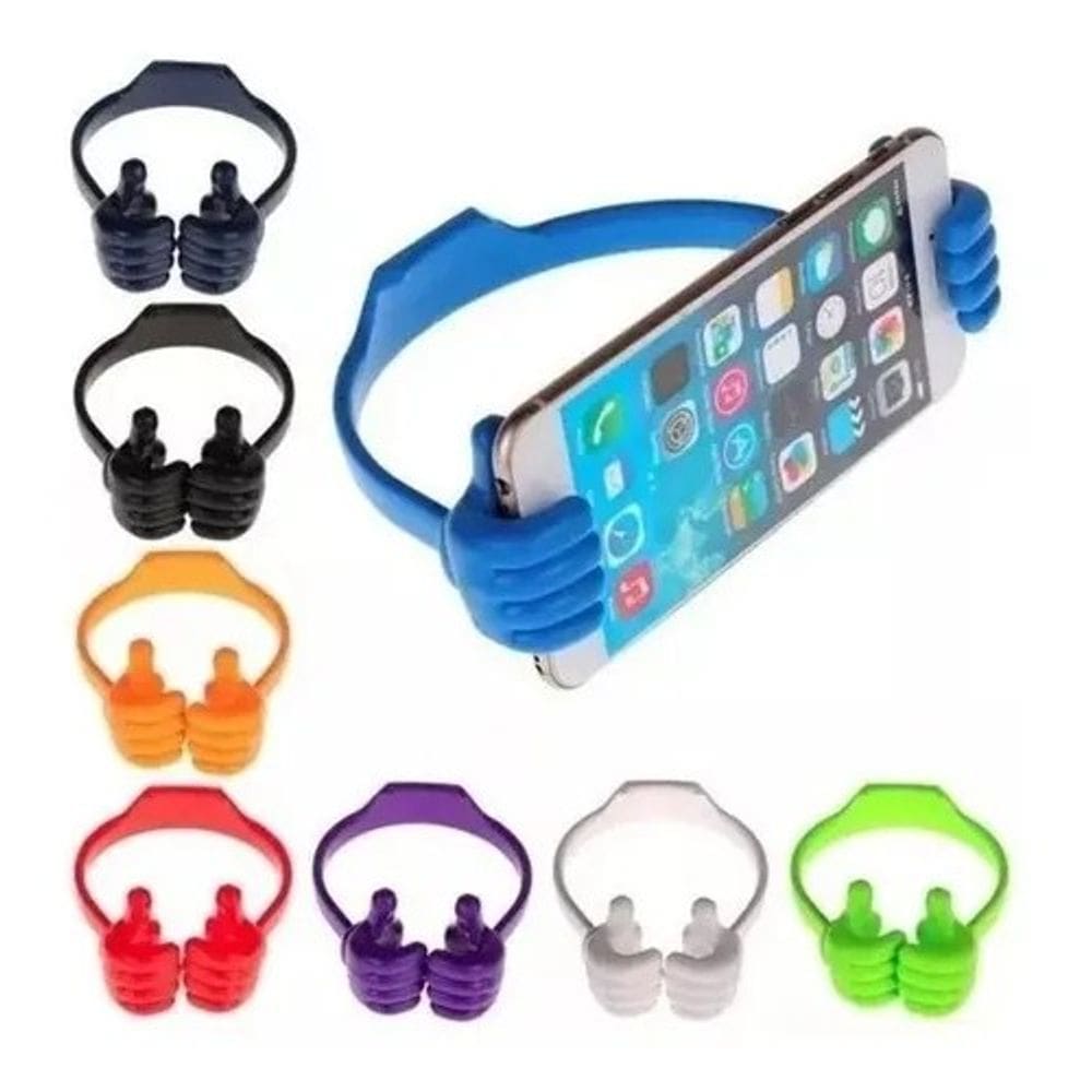 Suporte Mãozinha Celular Ok Stand De Mesa Flexível