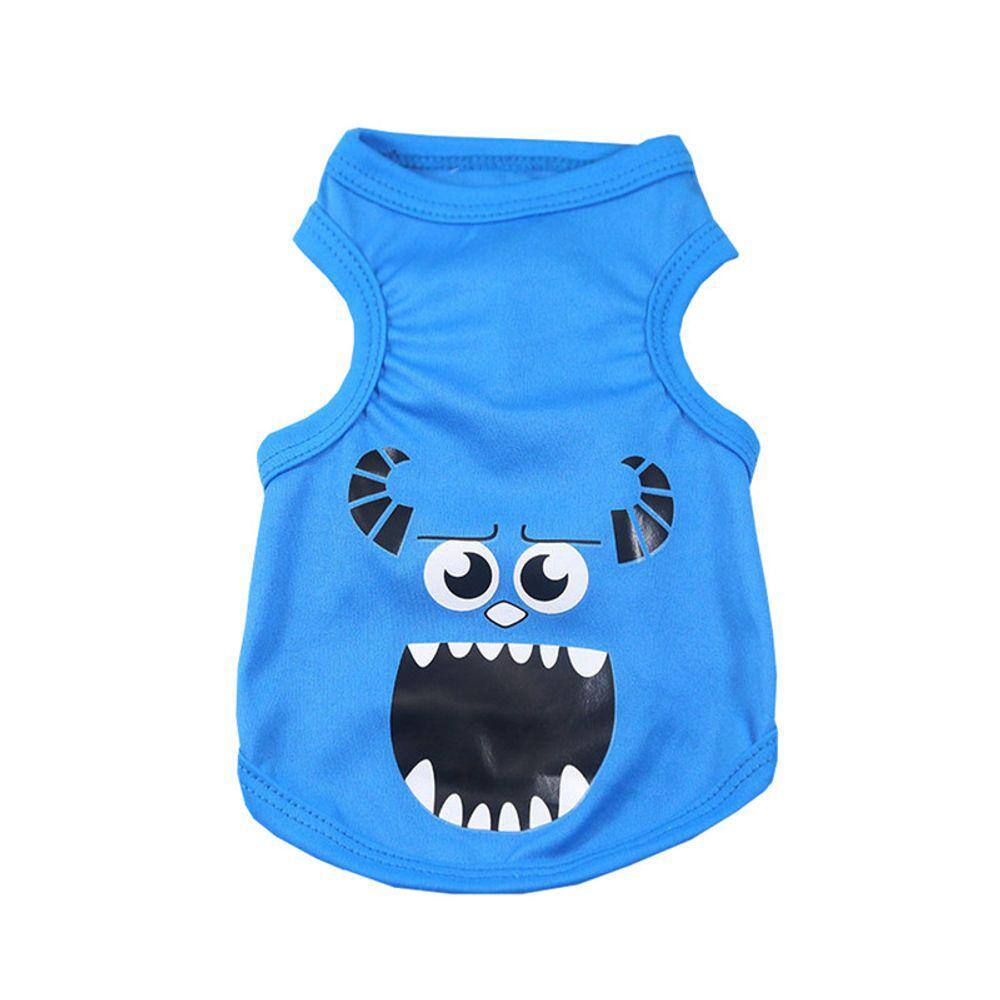Camiseta Monstros Sa Sulley Cachorro Gato Roupa Pet Verão