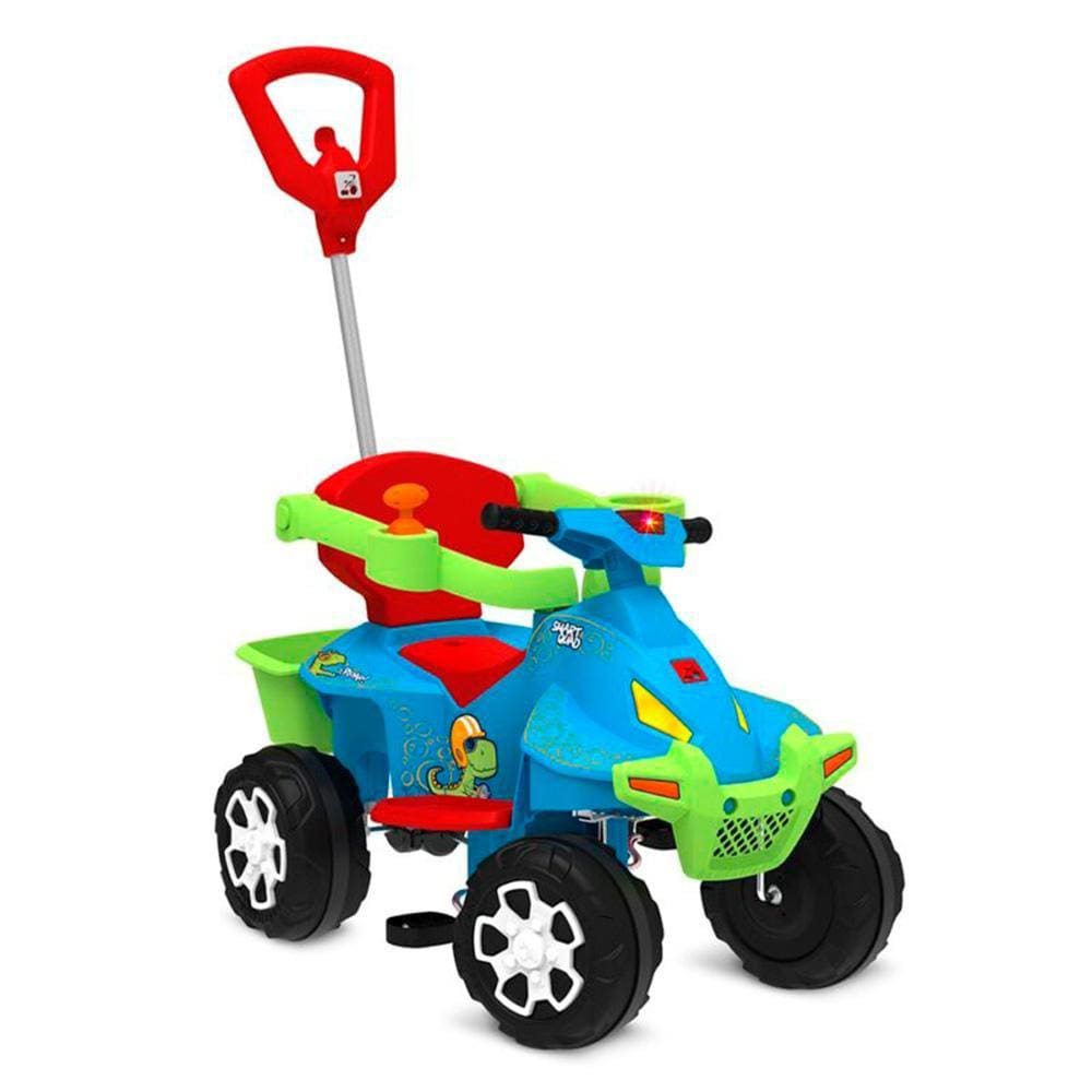 Quadriciclo Infantil Bandeirante 1221 Passeio e Pedal Azul