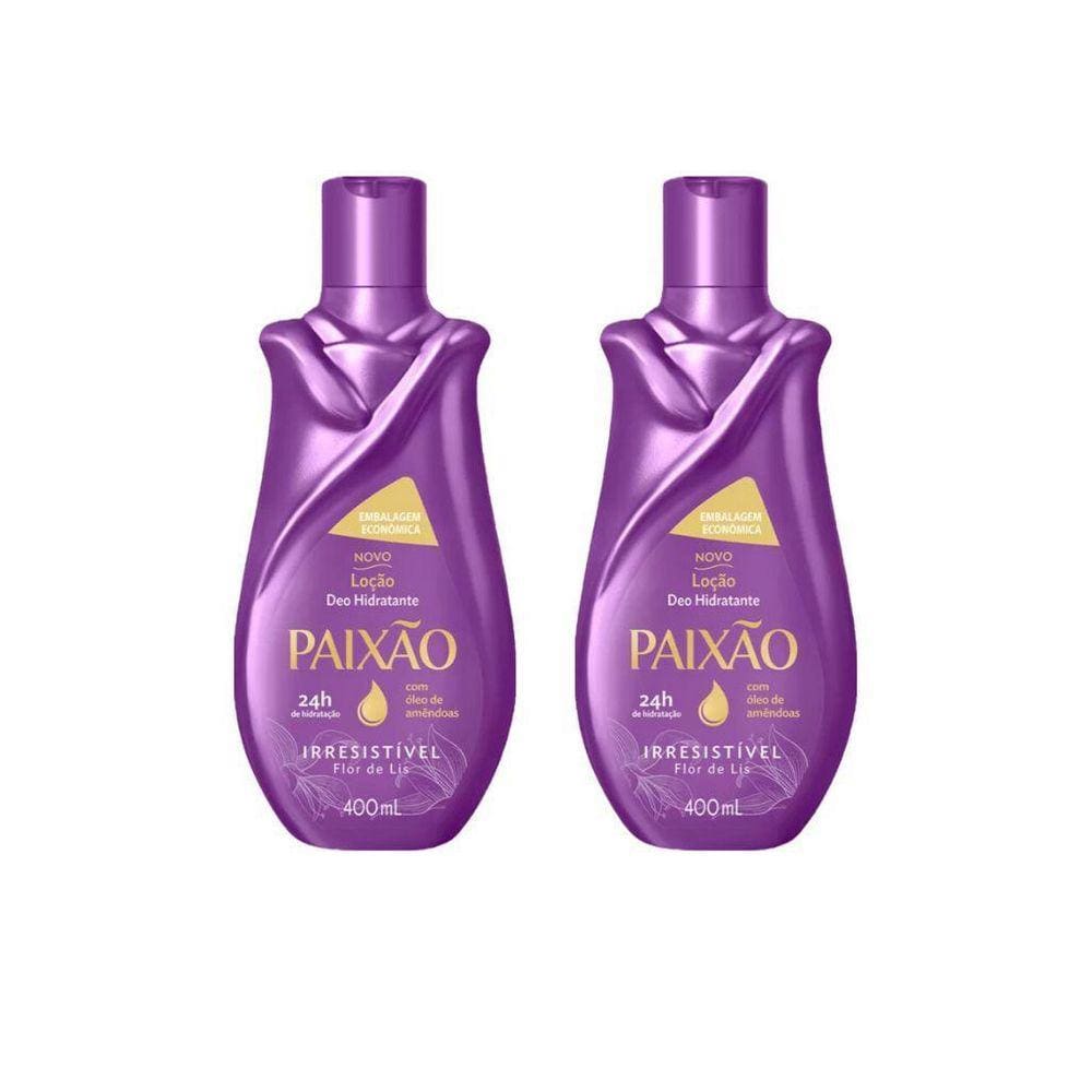 Hidratante Corporal Paixão 400Ml Irresistivel Flor Lis-2Un