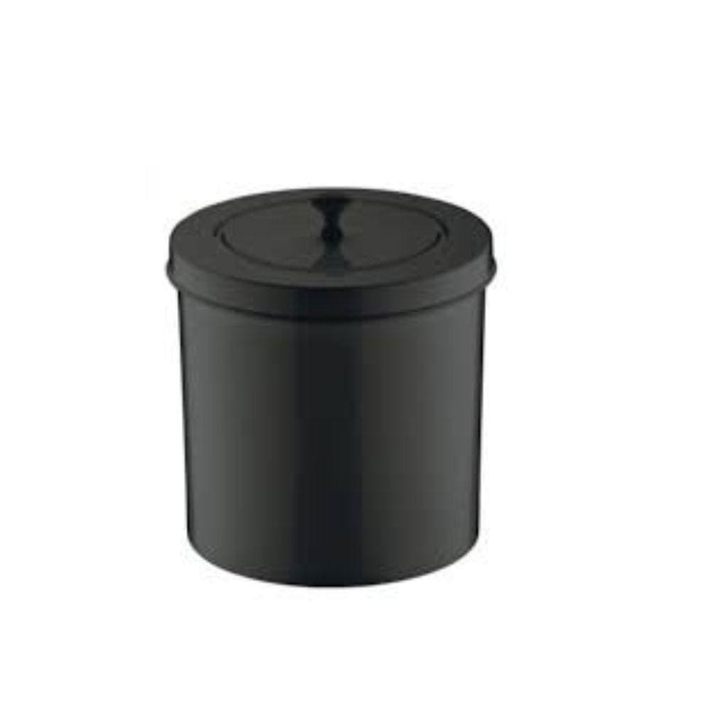 Lixeira Com Tampa 5 Litros - Preto - Future