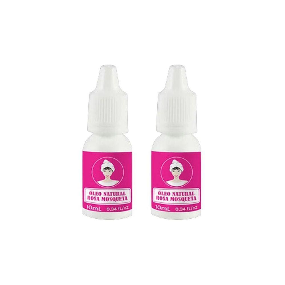 Oleo Corporal Capim Limao Rosa Mosqueta 10Ml-Kit C/2Un
