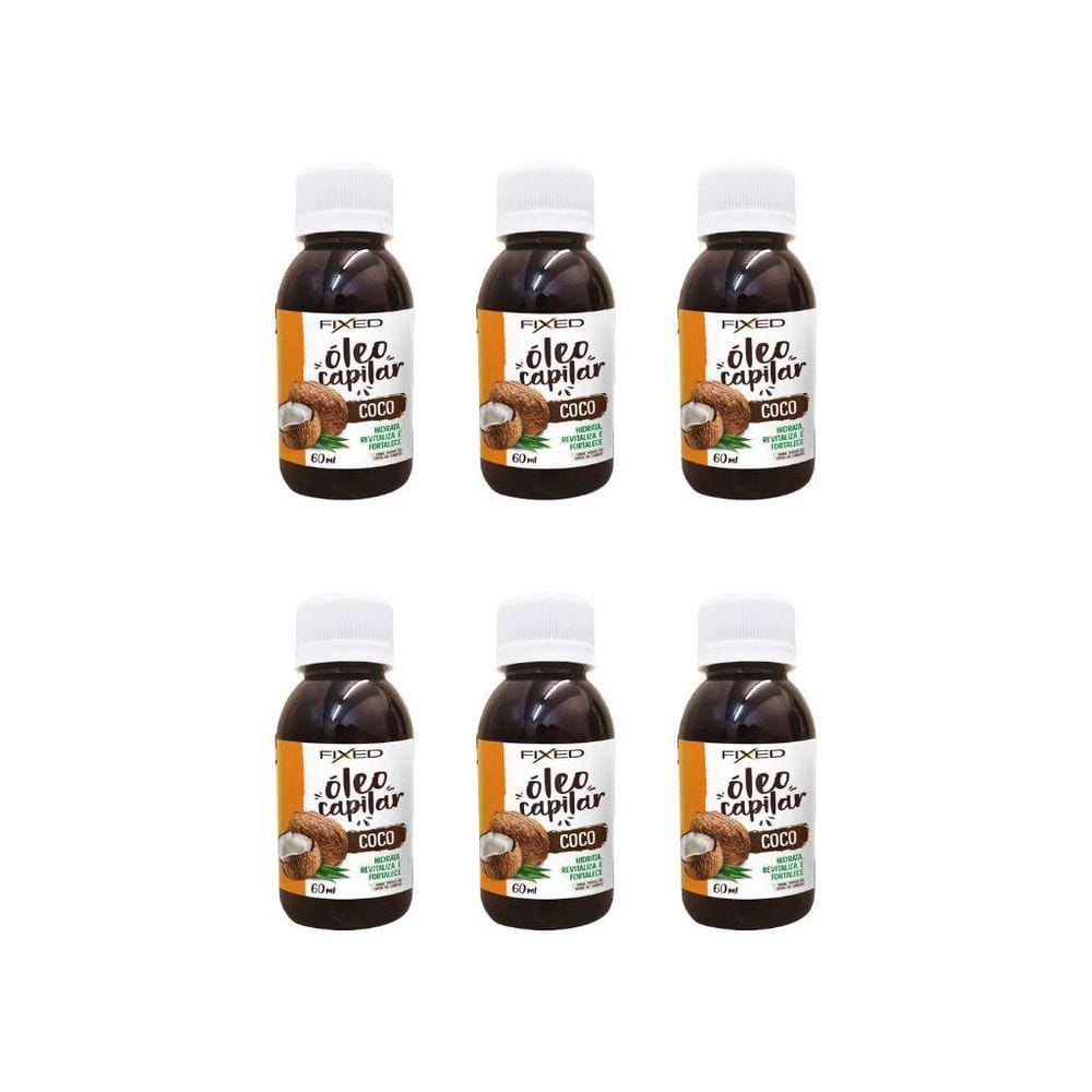 Oleo Capilar Fixed Coco 60Ml-Kit C/6Un