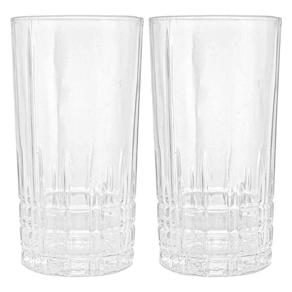 Jogo de Copos de Cristal Transparente Calcutá 370ml 2 peças - Lyor