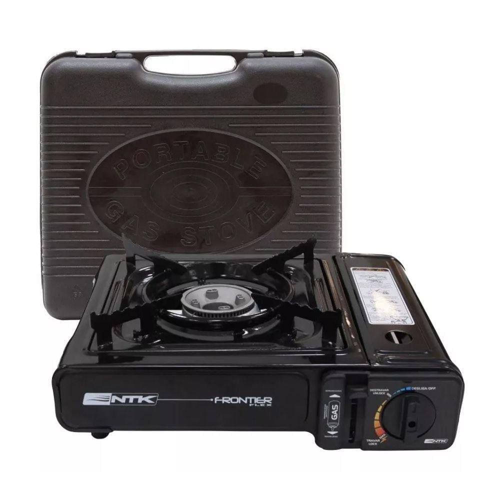 Fogão Fogareiro Portátil Frontier Camping Flex Gás Acendedor Automático
