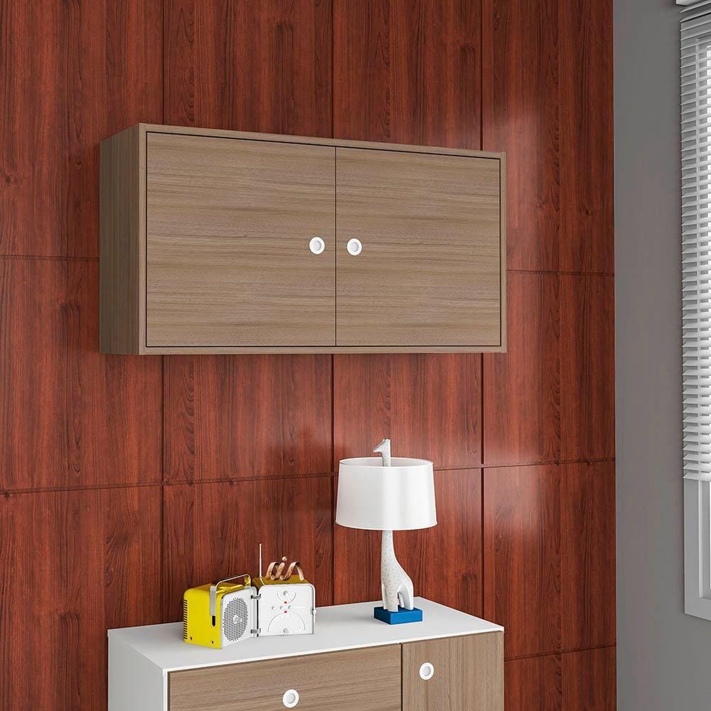 Armário Aéreo Para Quarto 2 Portas Montana Sun Art In Móveis